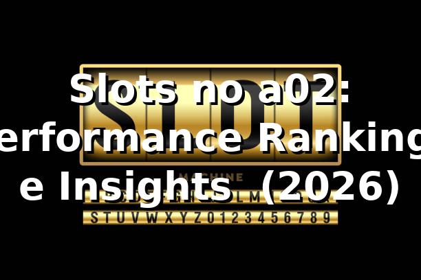 Slots no a02: Performance, Rankings e Insights 📊 (2026) 1 Slots no a02: Performance, Rankings e Insights 📊 (2026)
